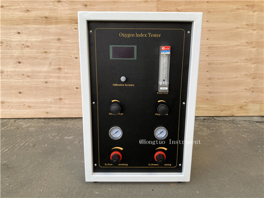 Índice de oxigênio de polímero plástico ASTM D2863 Índice de oxigênio com índice de temperatura