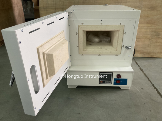 Teor de cinzas em borracha usando forno de muffle laboratório forno de muffle