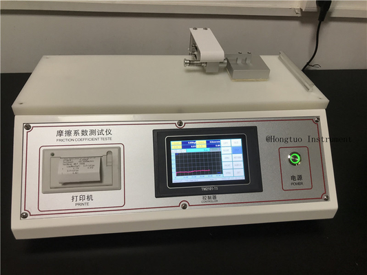 ASTM COF Tester Filmes de plástico Coeficiente de atrito Tester
