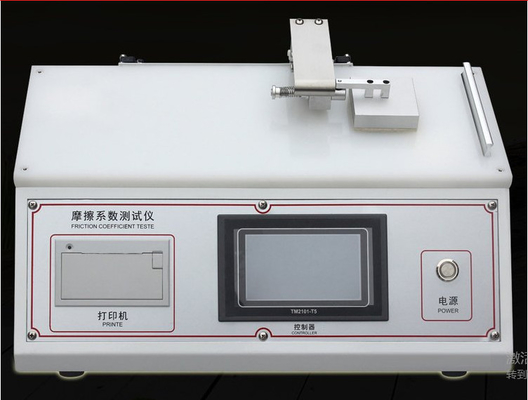 ASTM D1894 Tester de coeficiente de atrito Equipamento de ensaio de papel de coeficiente de atrito