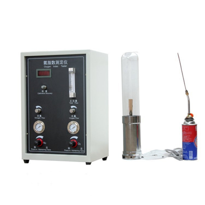 Instrumento do teste do índice do oxigênio de ASTM D2863 que limita o verificador do índice do oxigênio