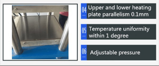 Máquina de vulcanização de placas pequenas Máquina modelo de borracha Instrumento de prensagem e de moldagem de produtos não modelo