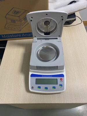 Teste de umidade de aquecimento por halogênio DH-60
