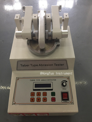 Equipamento de laboratório ASTM Máquina de ensaio de abrasão de tabela AC220V / 50HZ para plástico