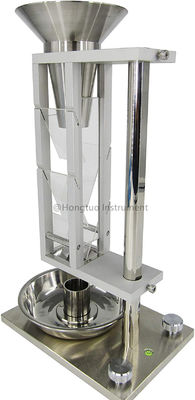 Equipamento de ensaio de pó de aço inoxidável / medidor de densidade aparente em massa / volumetro Scott para laboratório