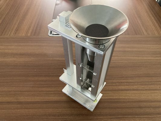 Equipamento de ensaio de pó de aço inoxidável / medidor de densidade aparente em massa / volumetro Scott para laboratório