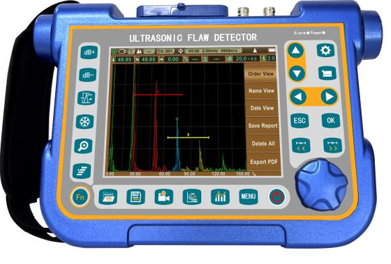 Detector ultrassônico de falhas para testes não destrutivos de metais e soldas