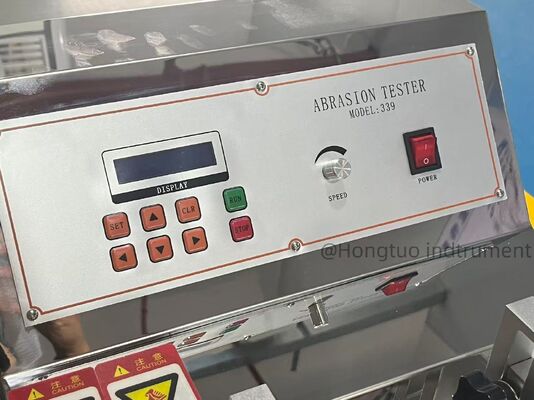 Máquina de teste de resistência ao desgaste para testes de abrasão e durabilidade de materiais