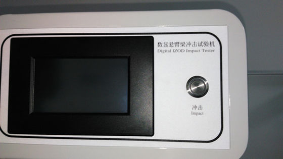 Máquina de ensaio de plásticos 220V / Equipamento de ensaio de resistência ao impacto PLC para Izod e Charpy