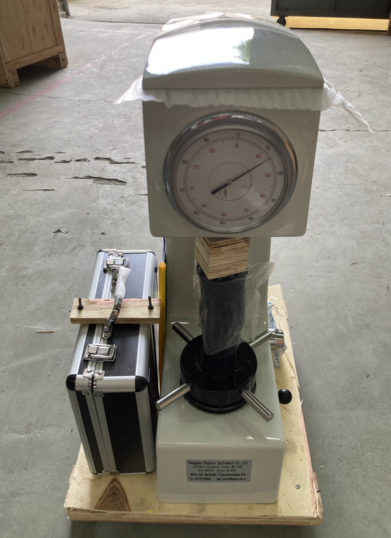Teste de dureza Rockwell para medir metais ferrosos, metais não ferrosos e materiais não metálicos/teste de dureza