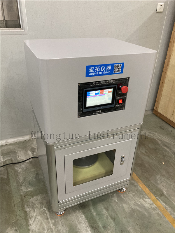 O equipamento da máquina de testes de fadiga da dureza da compressão da esponja da espuma, espuma máquina de martelamento do teste de compressão da fadiga