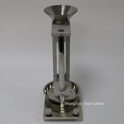 Equipamento de ensaio de pó de aço inoxidável / medidor de densidade aparente em massa / volumetro Scott para laboratório